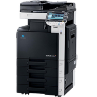 Konica Minolta BizHub C220 Color Laser Multifunction Printer-22ppm, A3/A4, Copy, Print, Color Scan, 2 Trays, Stand