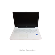 Hp notebook 15 - Intel Core i3 - 4gb ram - 128gb ssd ,Snow White/carbon black - 5th gen -15.6 inch screen