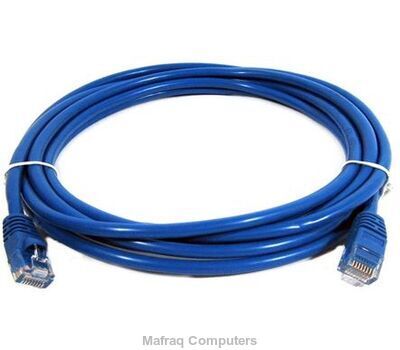 Network patch cable, 1.5m cat6 booted unshielded (utp)