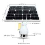Solar Panel power Security Camera 1080P 3G 4G SIM - Image 3