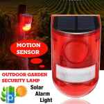 Solar Alarm Lamp, Sound & Light Alarm 110dB - Image 2