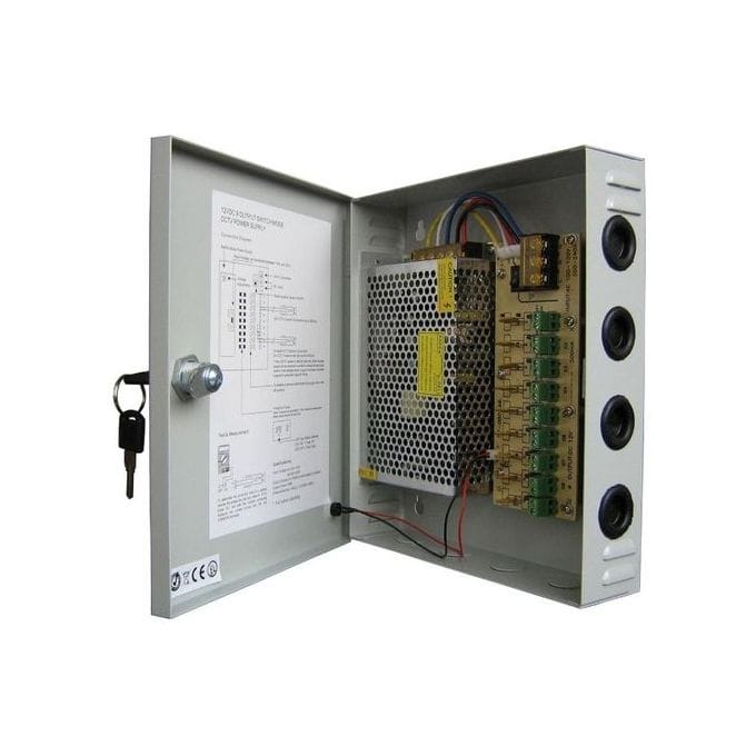 2.6 CCTV Power Supply Unit 12V 20 Amps- Closed