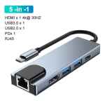 5-in-1 Type C Hub 100Mbs - Image 3
