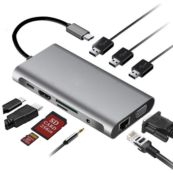 1 10-in-1 USB Type-C Hub - Image 1