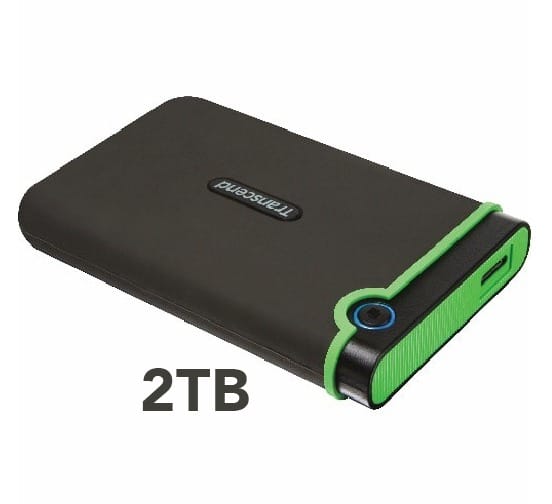TRANSCEND-2TB-HARD-DRIVE 2TB Hard Drive - Image 1